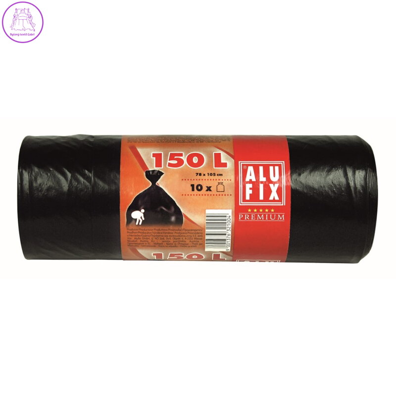 Pytle na odpad LDPE 150L / 10ks (78x105cm) černé 40 mic Pytle na odpad LDPE 150L / 10ks (78x105cm) černé 40 mic