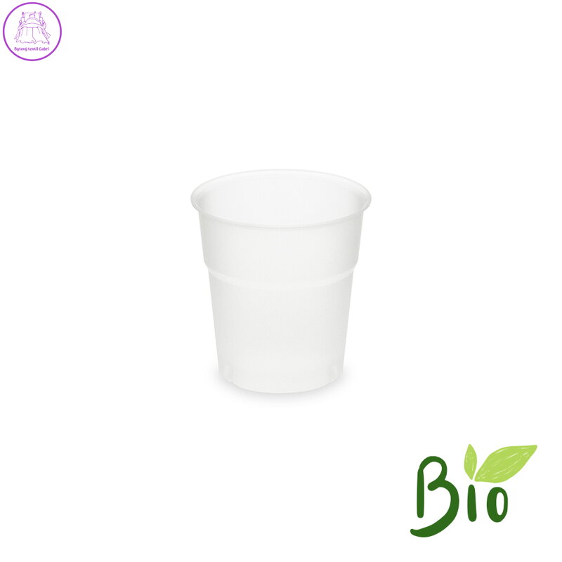 Pohár průhledný 100 ml (CPLA BIO) 50 ks