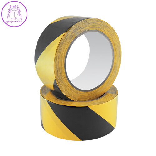 Bezpečnostní páska Safety Tape 48 mm x 20 m, černo / žlutá