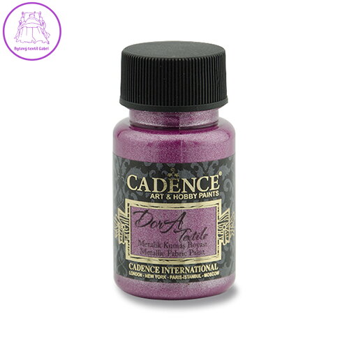 Textilná farba Cadence, metal. cyklámenová, 50 ml