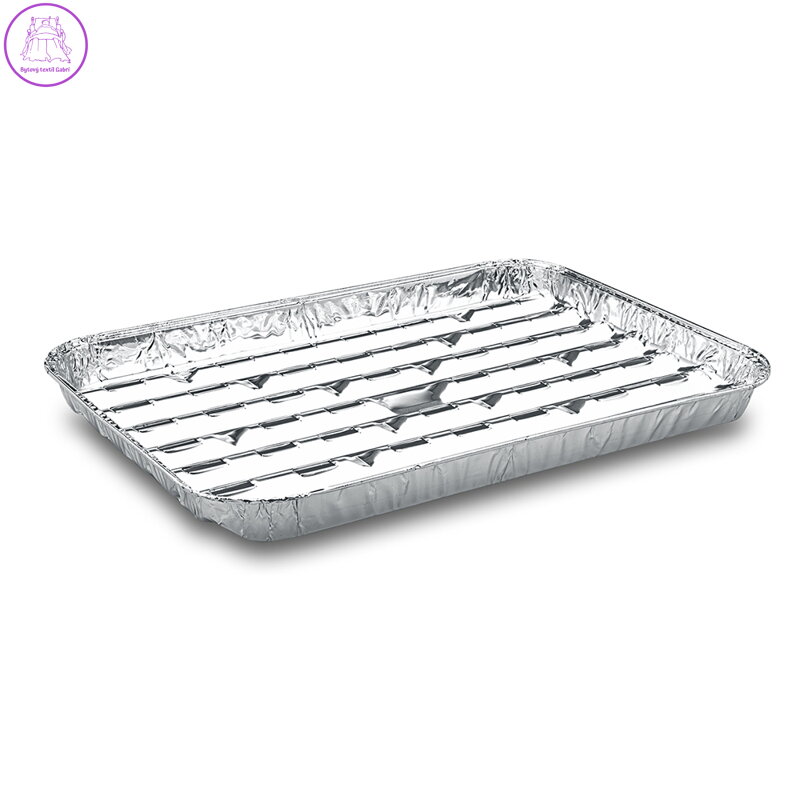 Tácek Alu na gril 34,4 x 22,4 cm, 3 ks Tácek Alu na gril 34,4 x 22,4 cm, 3 ks