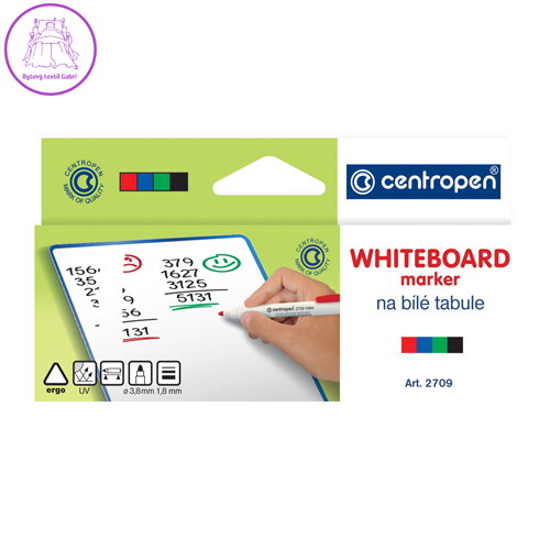 Popisovač CENTROPEN 2709 Whiteboard - sada 4 ks Popisovač CENTROPEN 2709 Whiteboard - sada 4 ks