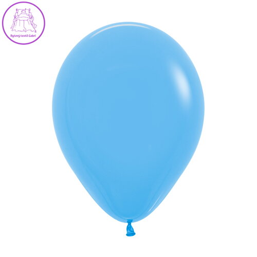 Balón Solid 25 cm, svetlo modrý /100ks/