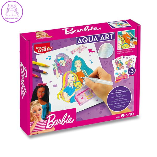 Kreativní sada MAPED Aqua´Art Barbie