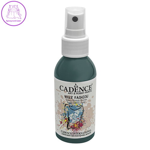 Textilná farba v spreji Cadence,modrozelená,100ml