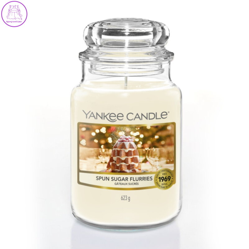 Sviečka Yankee Candle - Spun Sugar Flurries, veľká