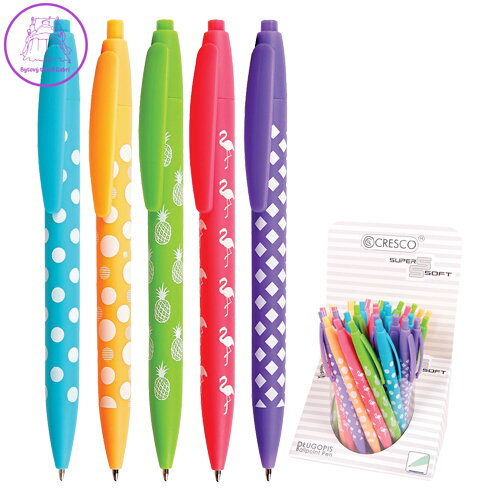 Pero kuličkové Super Soft Pastel 1,0 mm pogumované Pero kuličkové Super Soft Pastel 1,0 mm pogumované