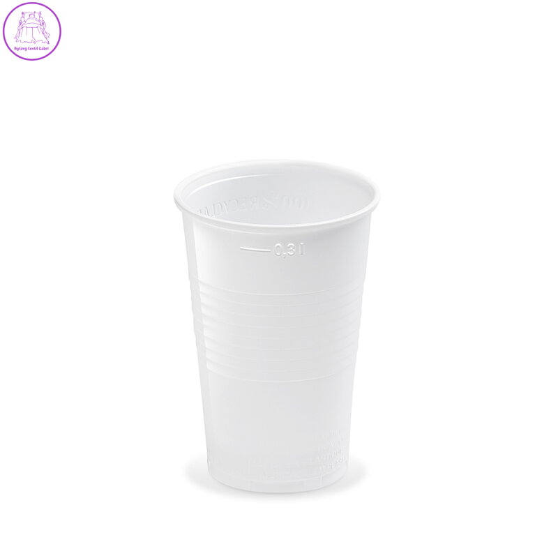 Pohár bílý 0,3 l, 10 ks