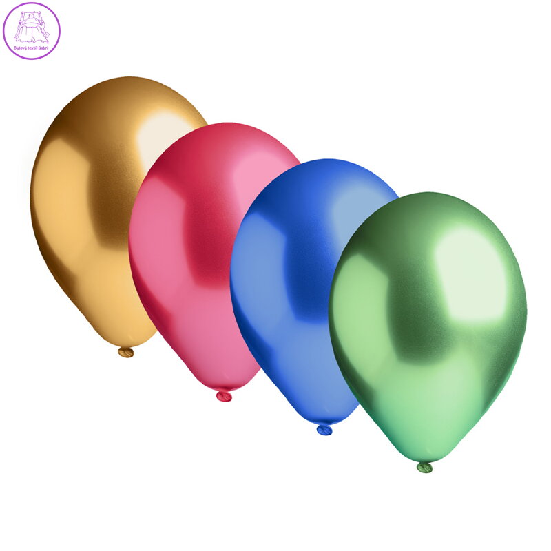 Balón M 25 cm, metalický / 100 ks / Balón M 25 cm, metalický / 100 ks /