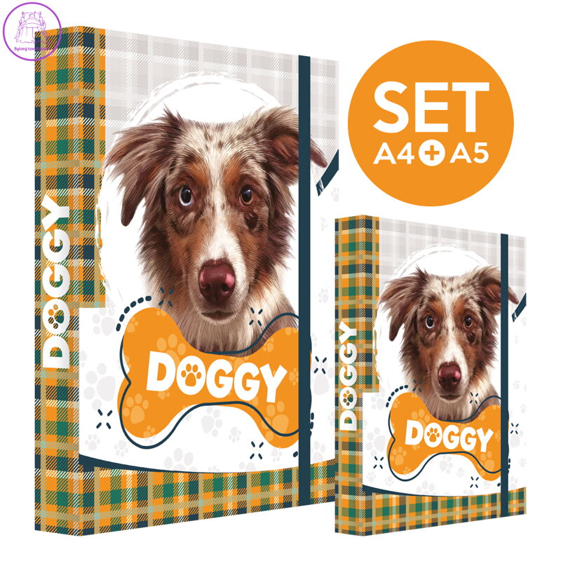 Box na sešity SET A4+A5 Jumbo Doggy Box na sešity SET A4+A5 Jumbo Doggy