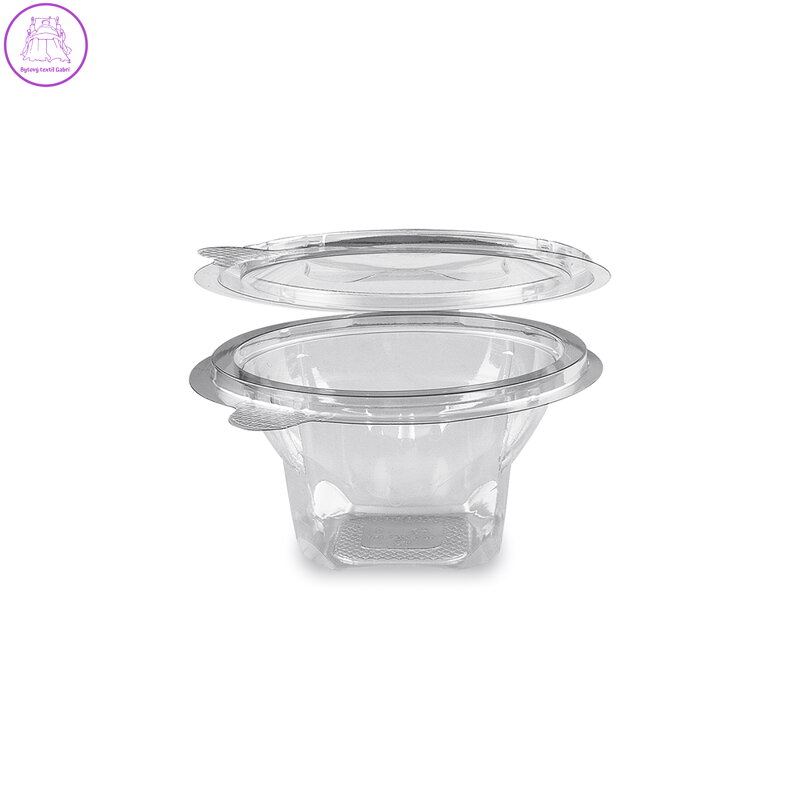 Miska okrúhla priehľadná s viečkom 250 ml (PET) /50 ks/