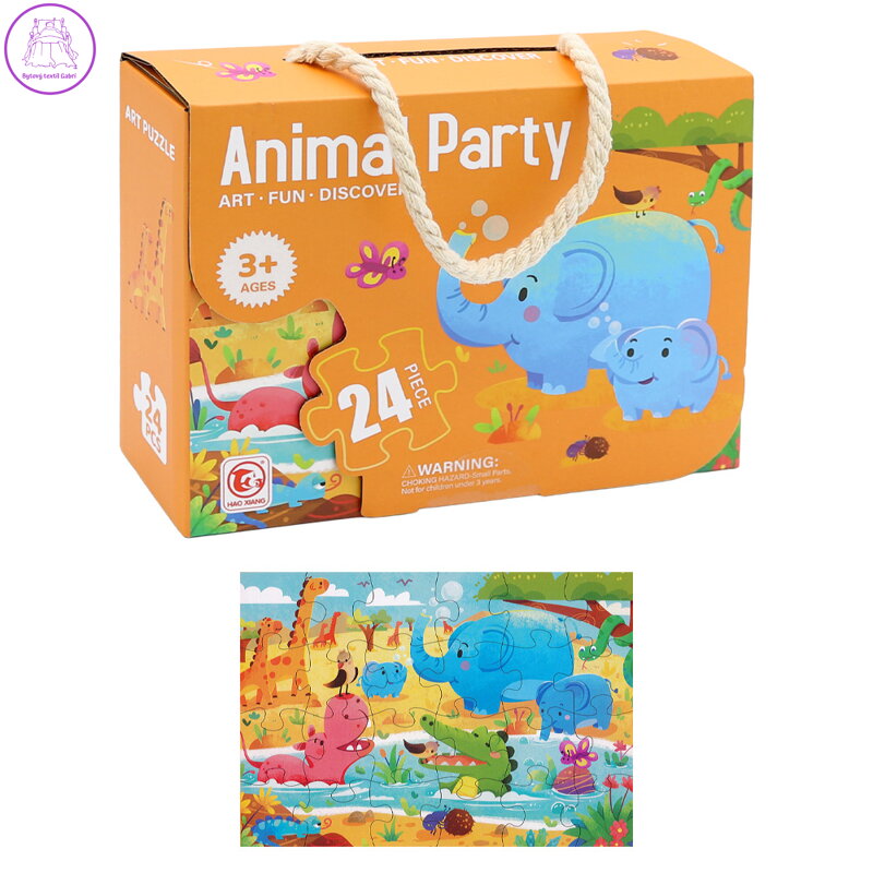 Dětské puzzle 50 x 34 cm (24 dílků) - Animal Party Dětské puzzle 50 x 34 cm (24 dílků) - Animal Party