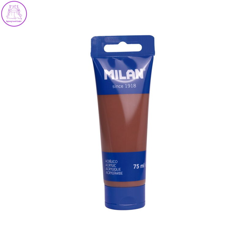 Barva akrylová MILAN 75 ml - hnedá sienna Barva akrylová MILAN 75 ml - hnedá sienna