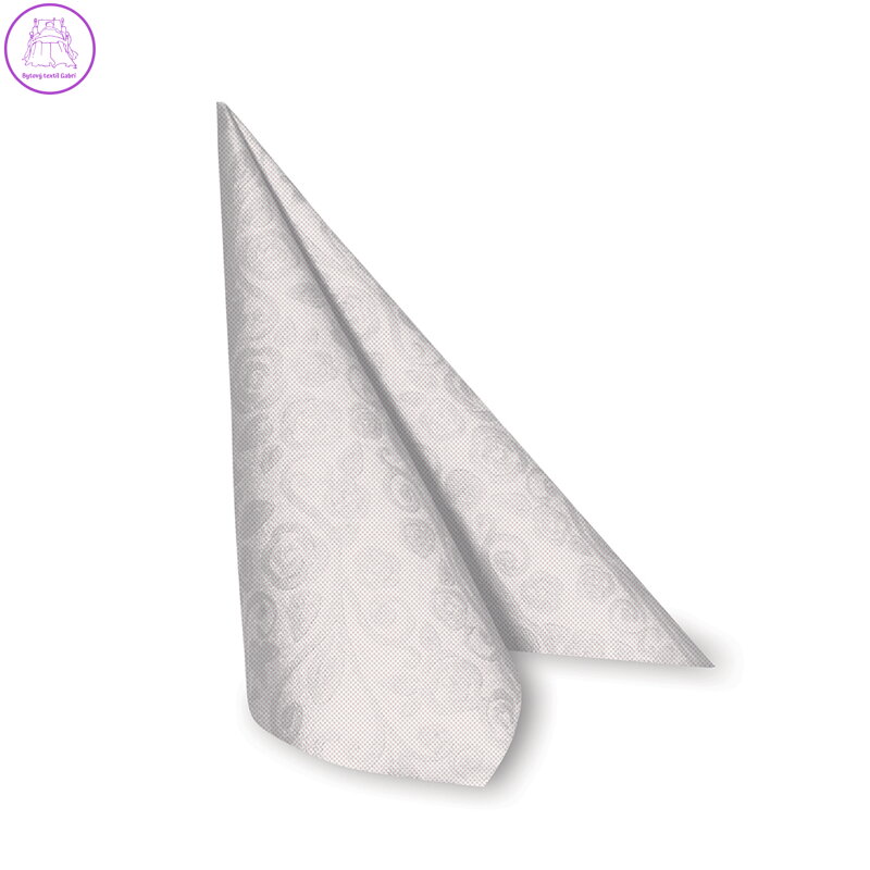 Obrousky Premium 40 x 40 cm dekor R "bílé 50 ks