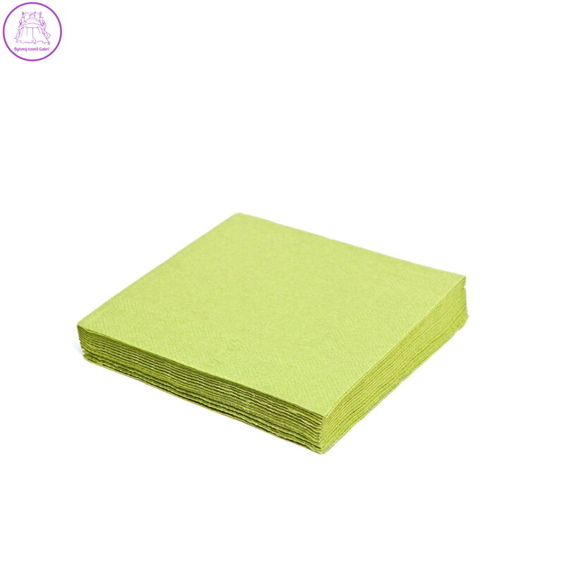 Ubrousek (PAP FSC Mix) 3vrstvý žlutozelený 40 x 40 cm [250 ks]