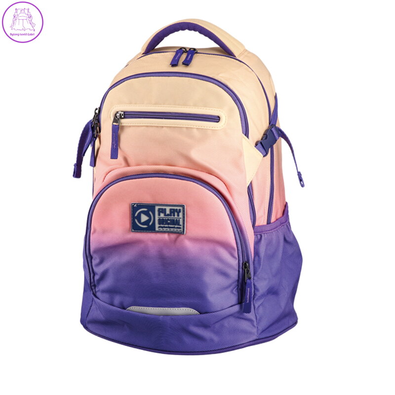 Školský batoh Apollo 241 Ergo Sunset - rose/fialový Školský batoh Apollo 241 Ergo Sunset - rose/fialový