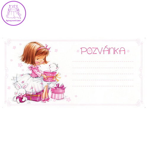 Pozvánka na párty H / 2403-0004 / Miss Molly - sada 10 ks