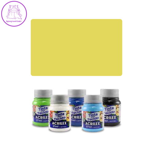 ACR Barva na textil 37ml, Lemon Yellow ACR Barva na textil 37ml, Lemon Yellow