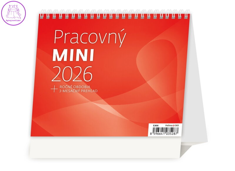 Stolní kalendář 2026 Pracovní MINI Stolní kalendář 2026 Pracovní MINI