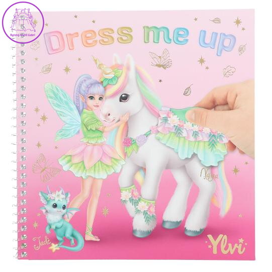 Kreativní sešit Top Model Ylvi Dress Me Up + samolepky Kreativní sešit Top Model Ylvi Dress Me Up + samolepky