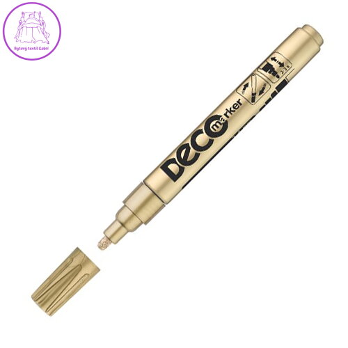 Lakový popisovač, 2-4 mm, ICO "Decomarker", zlatý Lakový popisovač, 2-4 mm, ICO "Decomarker", zlatý