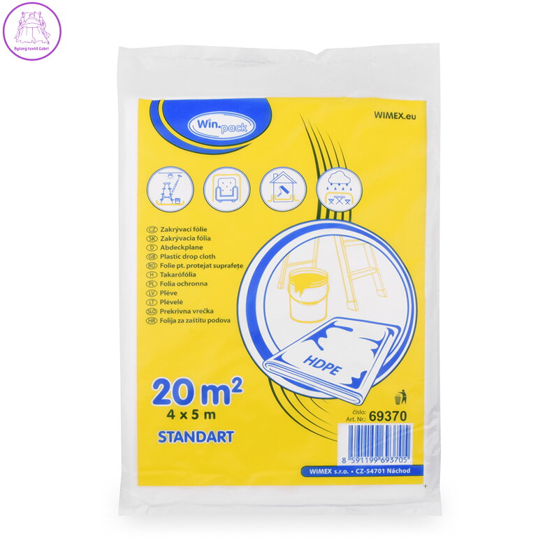 Zakrývací fólie 4 x 5 m, 7 um