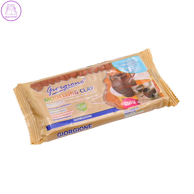 Modelovací hmota 250g tvrdnoucí na vzduchu - hnědá
