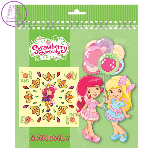 Omalovánka 21x21 cm - Akim - Strawberry Mandaly Omalovánka 21x21 cm - Akim - Strawberry Mandaly