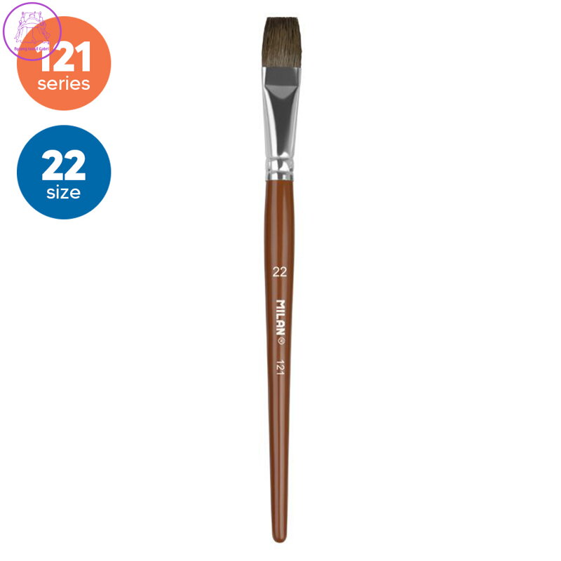 Štětec plochý MILAN č. 22 - 121 Štětec plochý MILAN č. 22 - 121