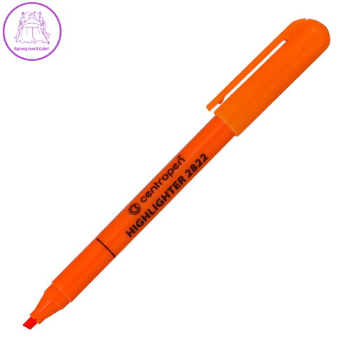 Zvýrazňovač CENTROPEN 2822 oranžový Zvýrazňovač CENTROPEN 2822 oranžový