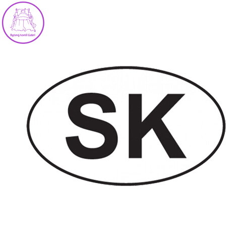 Samolepka značka SK, 175x120 mm Samolepka značka SK, 175x120 mm