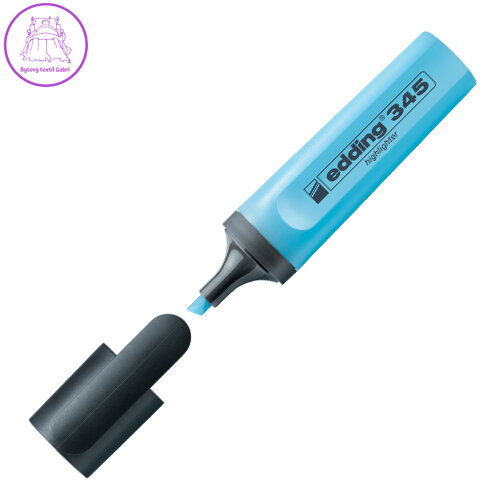 Zvýrazňovač Edding 345 svetlomodrý