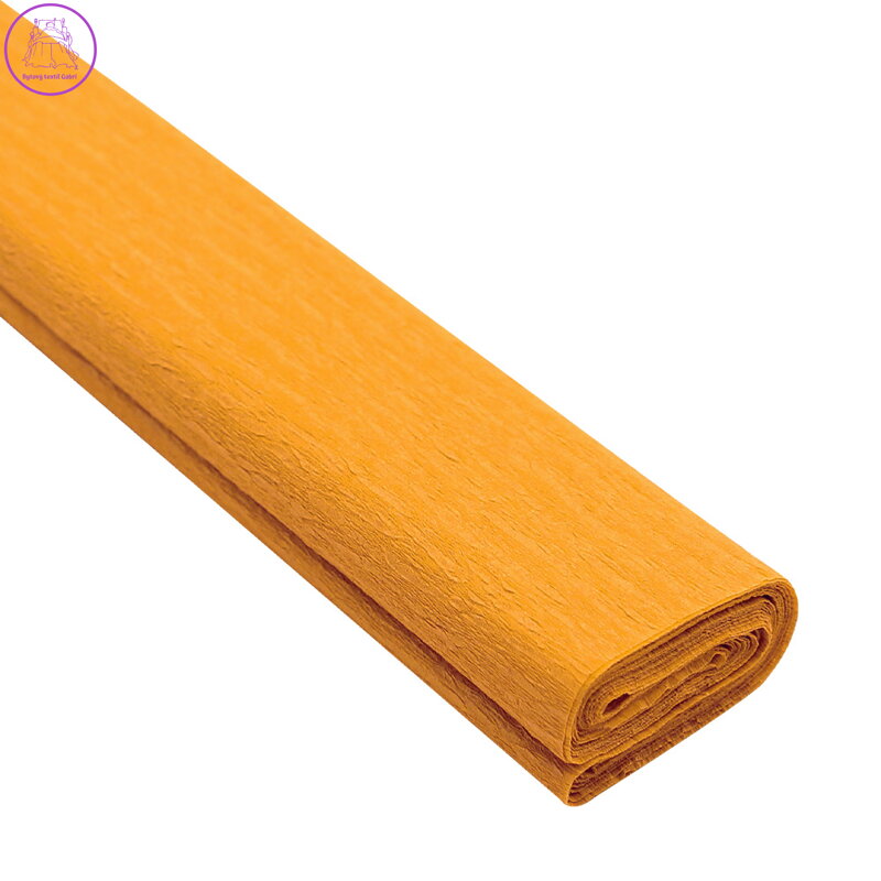 Krepový papír JUNIOR 200x50 cm - sv. oranžový 05