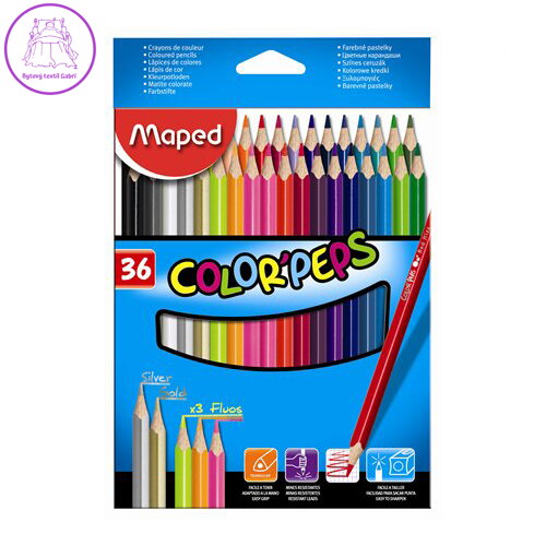 Pastelky MAPED "COLOR'PEPS" 36 ks Pastelky MAPED "COLOR'PEPS" 36 ks