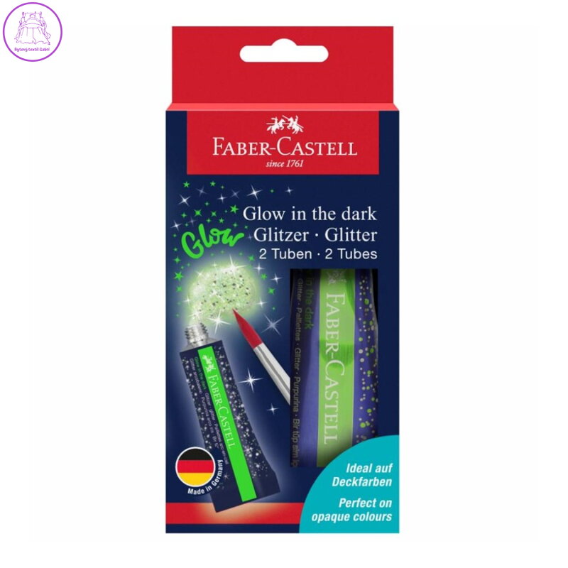 Svítící třpytky Glow v tubě, 2 x12 ml