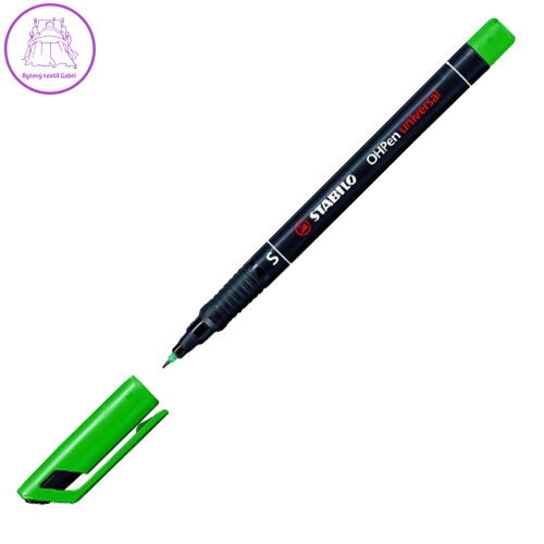 Permanentný popisovač, 0,4 mm, STABILO OHPen universal, zelený Permanentný popisovač, 0,4 mm, STABILO OHPen universal, zelený