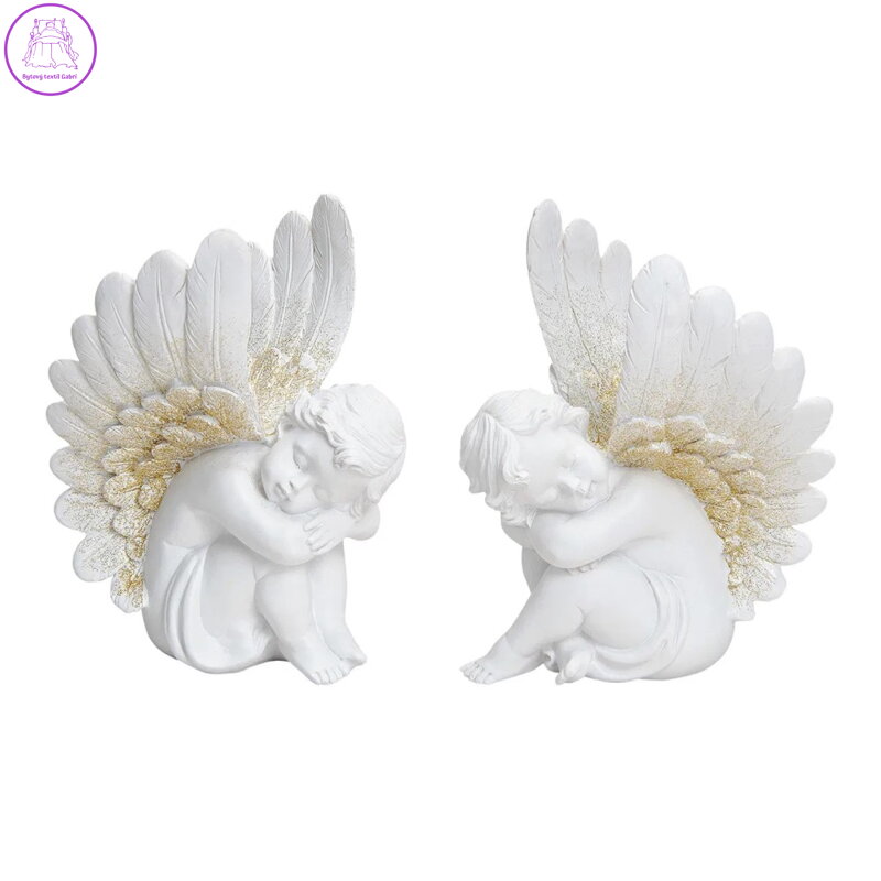Figurka sedícího anděla 18 cm (mix 2 vzorů /cena za 1 kus)