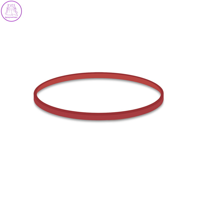 Gumičky červené slabé (1 mm, O 6 cm) [50 g]