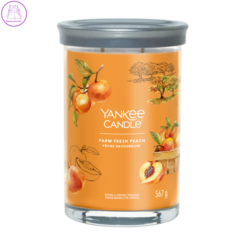 Svíčka Yankee Candle - FARM FRESH PEACH, velká