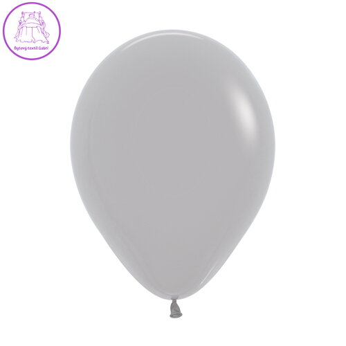 Balón Solid 25 cm, šedý /100ks/