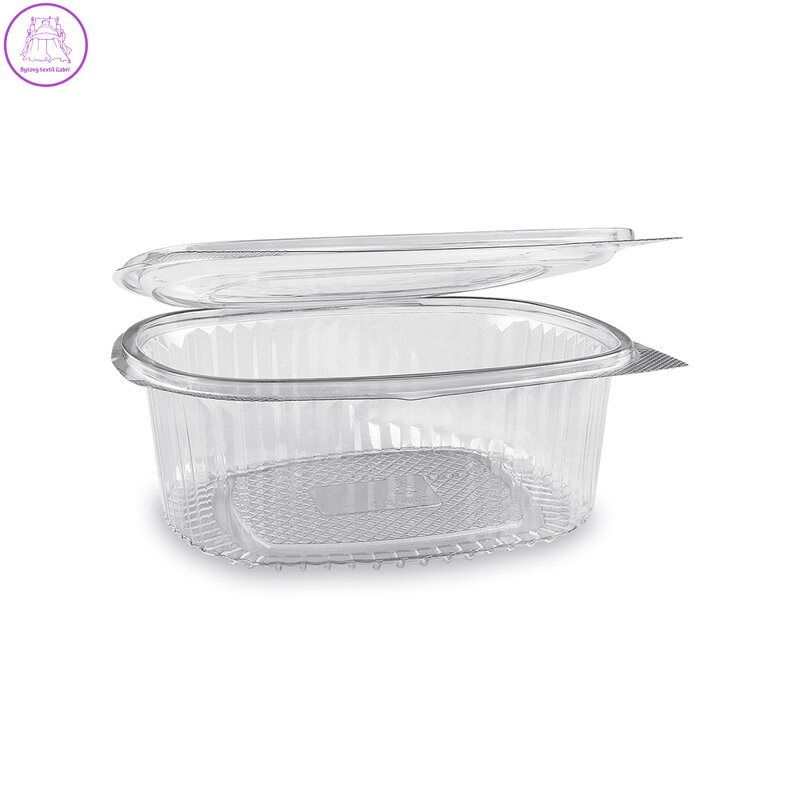 Vanička oválná průhledná s víčkem 1000 ml (PET) 50ks