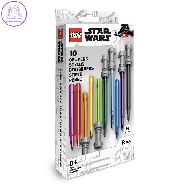 LEGO Star Wars Set Gelových per, světelný meč - 10 ks