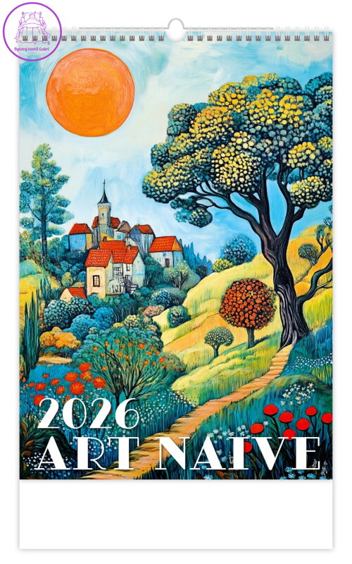 Nástěnný kalendář 2026 Art Naive Nástěnný kalendář 2026 Art Naive
