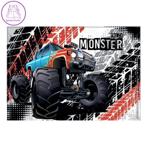 Obal PP s patentkou A4, Monster Truck Obal PP s patentkou A4, Monster Truck