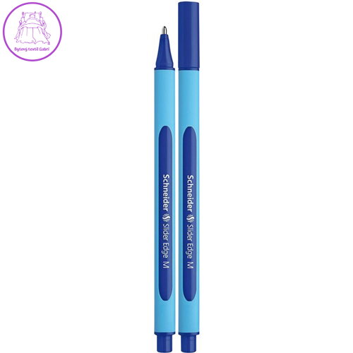 Kuličkové pero, 0,5 mm, s uzávěrem, Schneider"Slider Edge M", modré Kuličkové pero, 0,5 mm, s uzávěrem, Schneider"Slider Edge M", modré