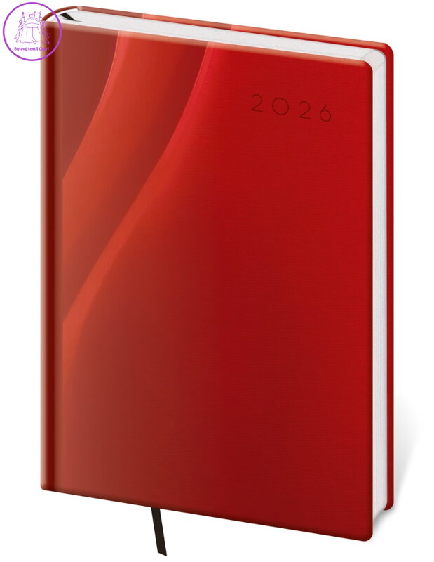 Diář 2026 denní A5 Vario - 3 RED DESIGN