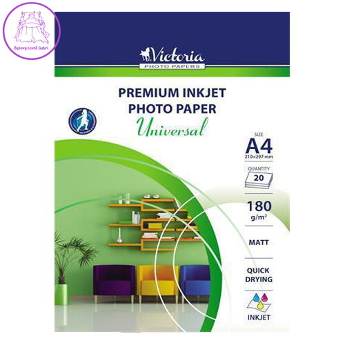 Fotopapier "Universal", matný, A4, 180 g Fotopapier "Universal", matný, A4, 180 g