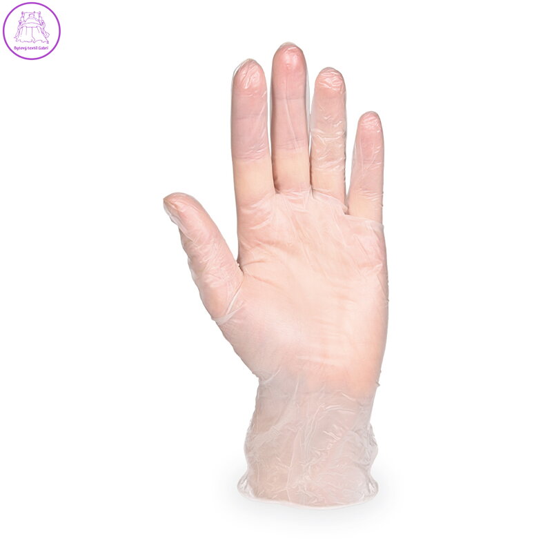 Rukavice vinylové bílé, nepudrované velikost XL