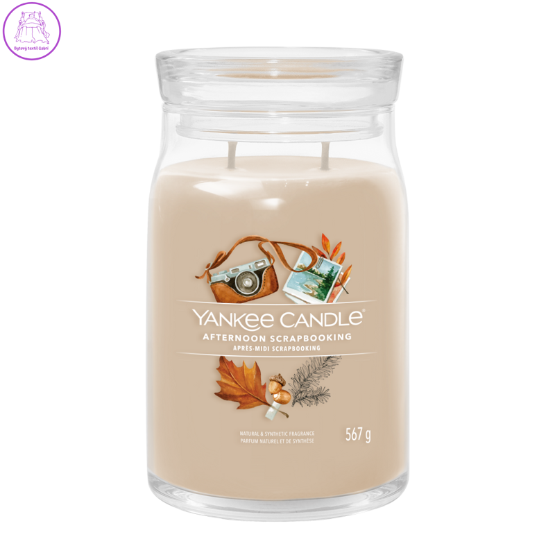 Svíčka Yankee Candle - AFTERNOON SCRAPBOOKING, velká