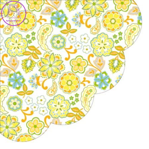 Ubrousky PAW R 32 cm Floral Pattern Orange Ubrousky PAW R 32 cm Floral Pattern Orange
